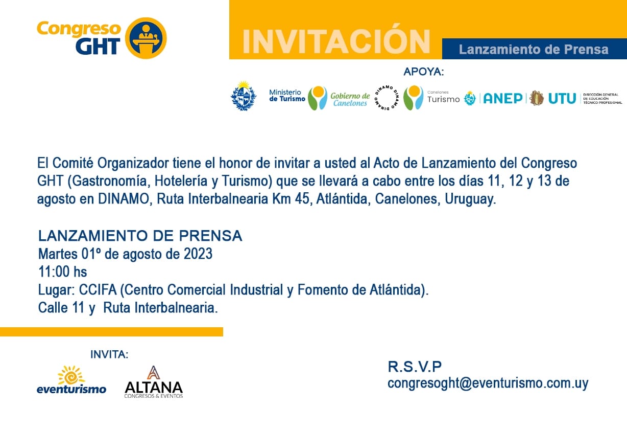 Lanzamiento de prensa del Congreso GHT